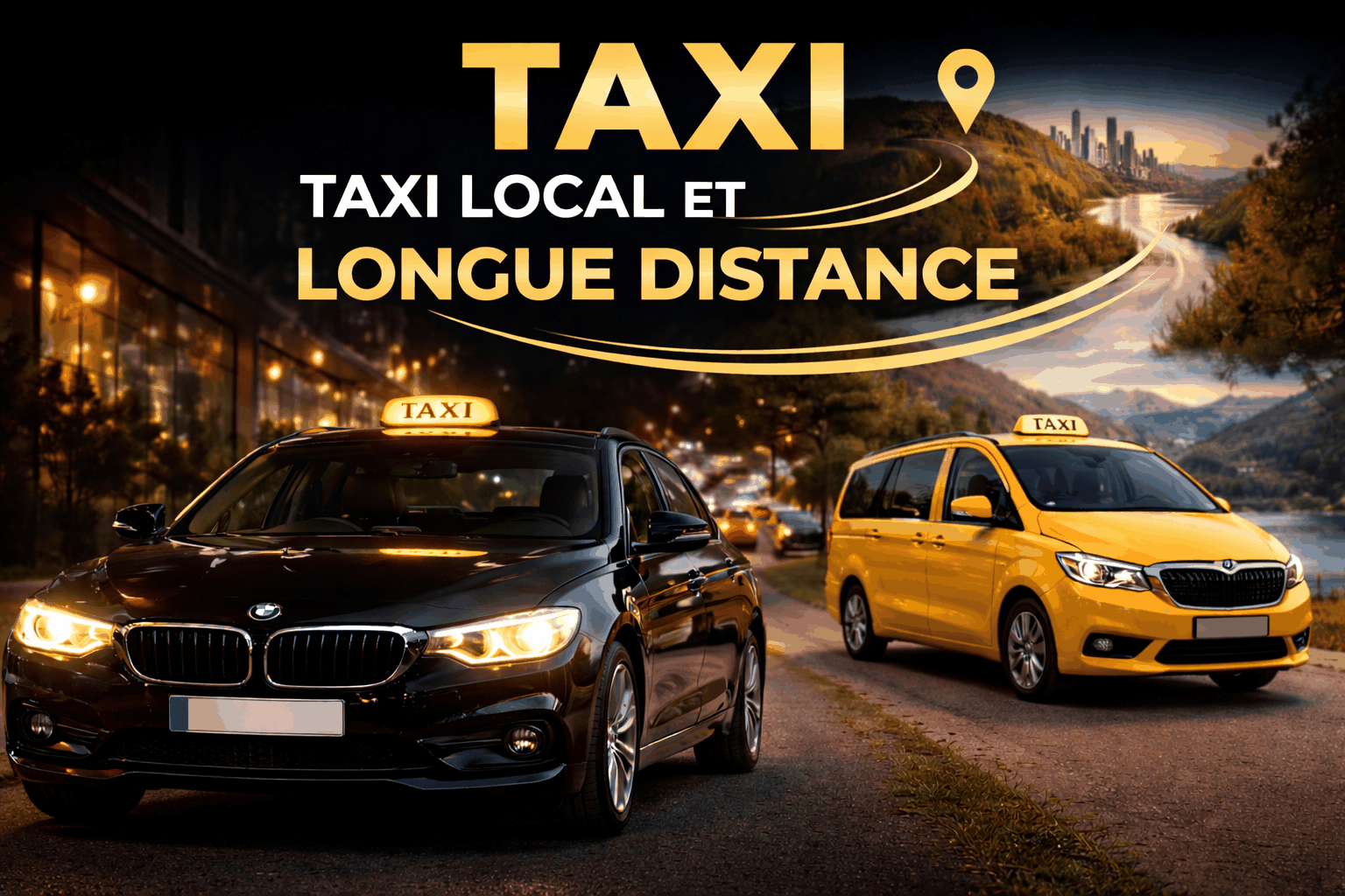 Taxi local et longue distance à Repentigny